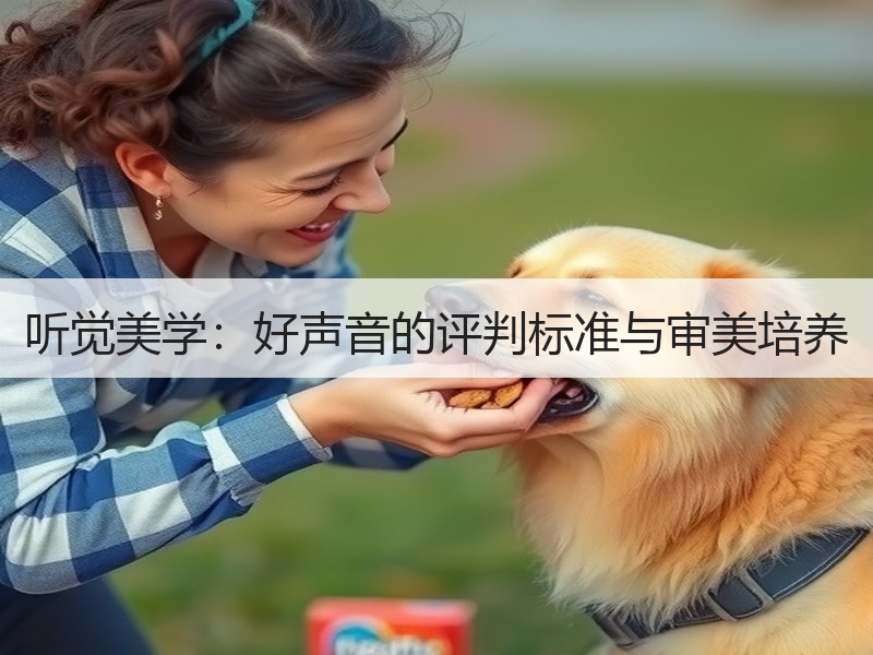 听觉美学：好声音的评判标准与审美培养