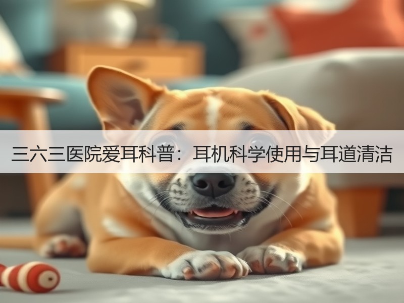 三六三医院爱耳科普：耳机科学使用与耳道清洁