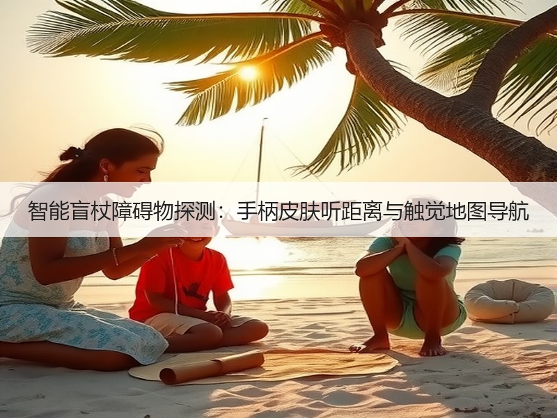 智能盲杖障碍物探测：手柄皮肤听距离与触觉地图导航