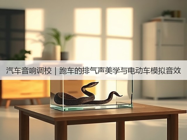 汽车音响调校|跑车的排气声美学与电动车模拟音效(图1) 汽车音响调校|跑车的排气声美学与电动车模拟音效(图1)