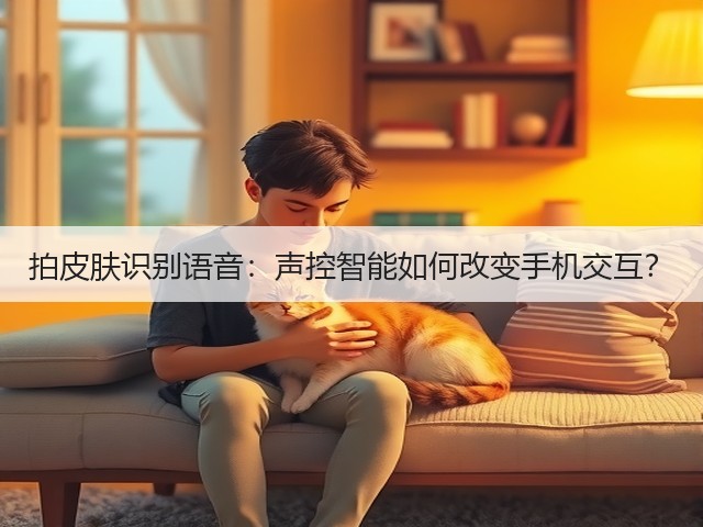 拍皮肤识别语音：声控智能如何改变手机交互？(图6)