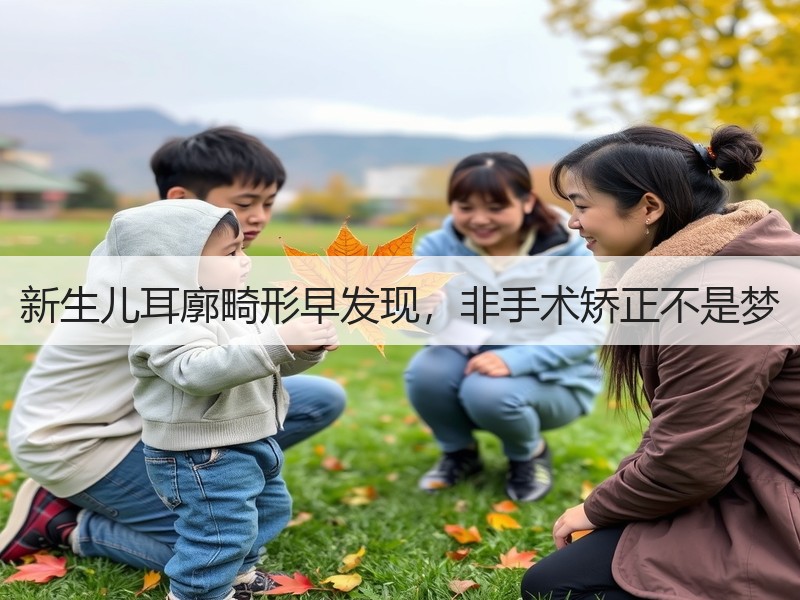 新生儿耳廓畸形早发现，非手术矫正不是梦