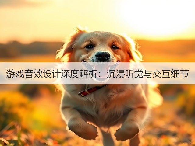 游戏音效设计深度解析:沉浸听觉与交互细节(图1) 游戏音效设计深度解析:沉浸听觉与交互细节(图1)