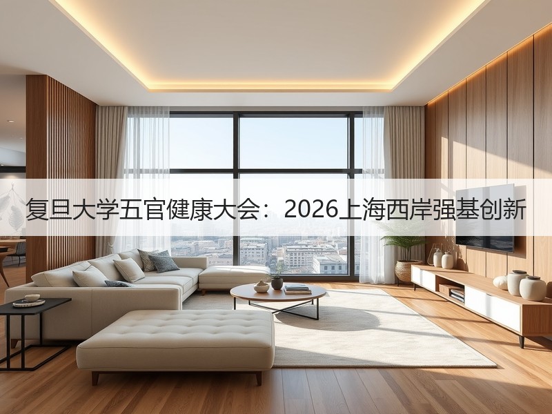 复旦大学五官健康大会：2026上海西岸强基创新