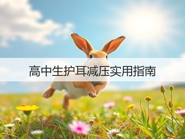 高中生护耳减压实用指南(图3) 高中生护耳减压实用指南(图3)