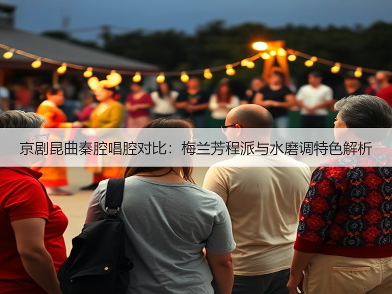 京剧昆曲秦腔唱腔对比：梅兰芳程派与水磨调特色解析