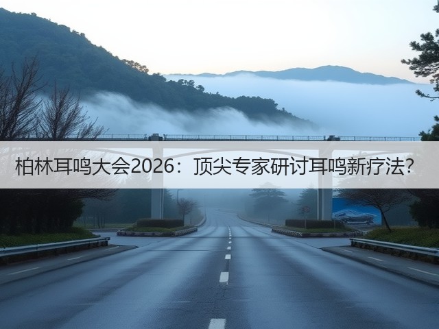 柏林耳鸣大会2026：顶尖专家研讨耳鸣新疗法？(图2)