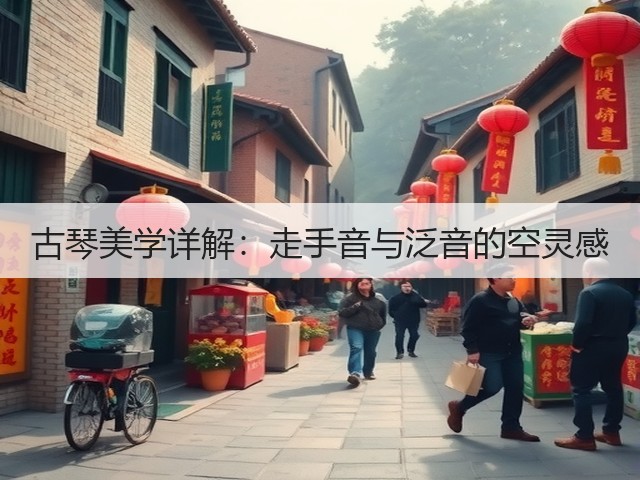 古琴美学详解:走手音与泛音的空灵感(图3) 古琴美学详解:走手音与泛音的空灵感(图3)