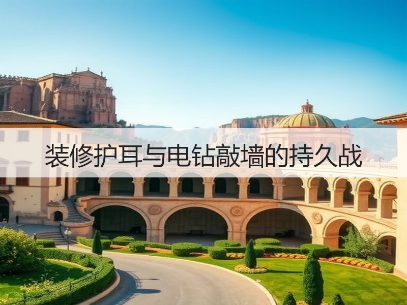 装修护耳与电钻敲墙的持久战