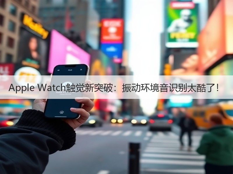 Apple Watch触觉新突破：振动环境音识别太酷了！