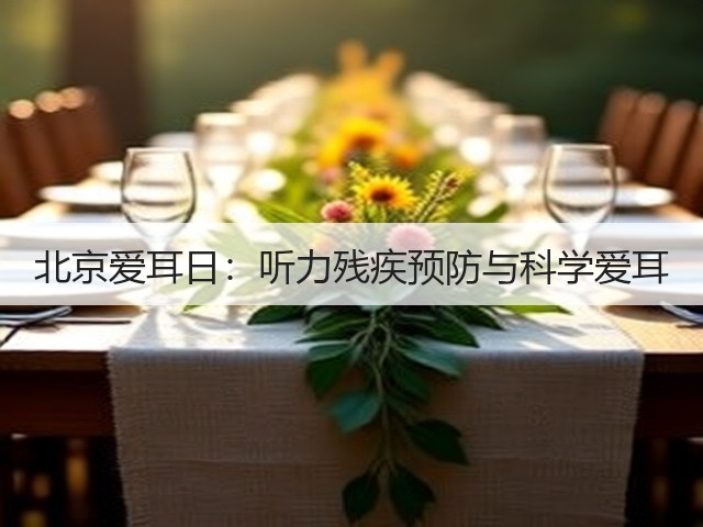 北京爱耳日:听力残疾预防与科学爱耳(图2) 北京爱耳日:听力残疾预防与科学爱耳(图2)