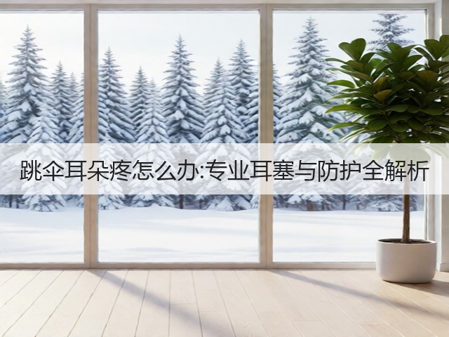 跳伞耳朵疼怎么办:专业耳塞与防护全解析(图2)