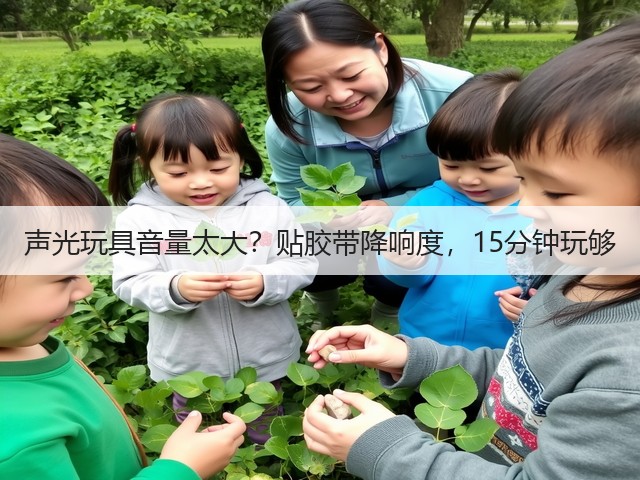 声光玩具音量太大?贴胶带降响度,15分钟玩够(图2) 声光玩具音量太大?贴胶带降响度,15分钟玩够(图2)