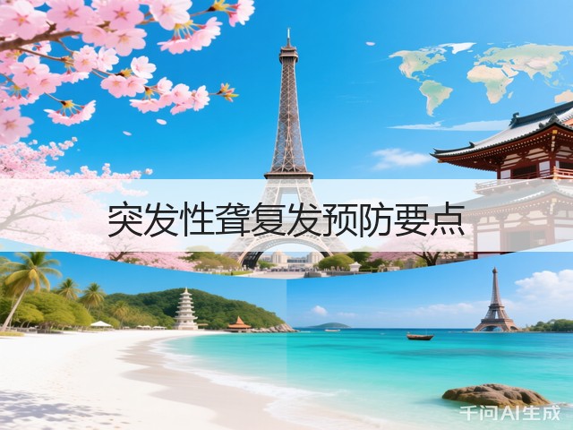 突发性聋复发预防要点(图1) 突发性聋复发预防要点(图1)