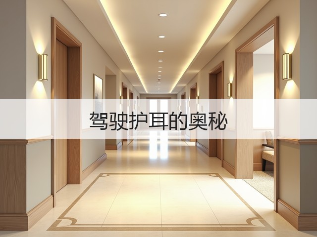 驾驶护耳的奥秘(图3) 驾驶护耳的奥秘(图3)