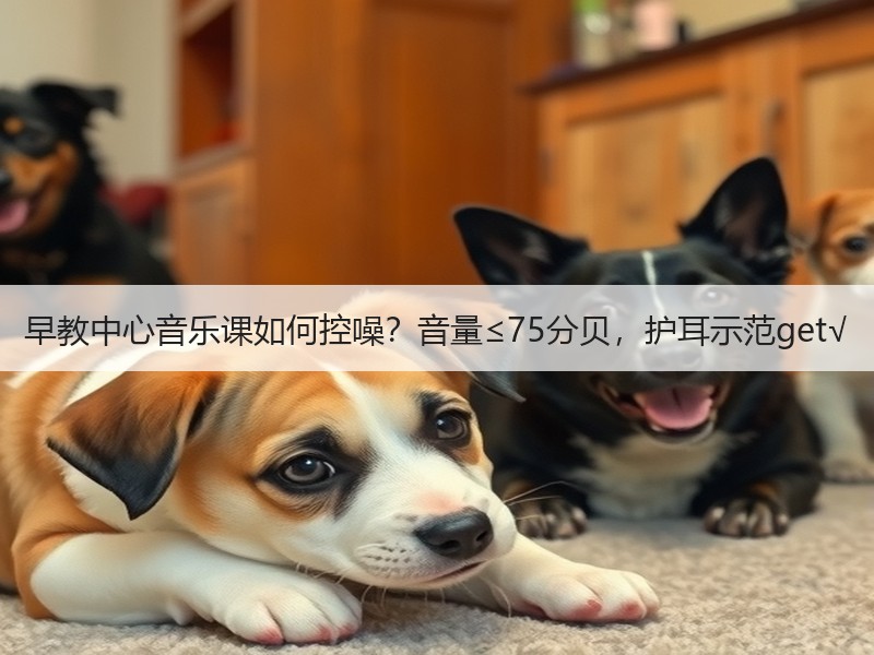 早教中心音乐课如何控噪？音量≤75分贝，护耳示范get√