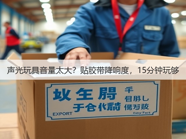 声光玩具音量太大?贴胶带降响度,15分钟玩够(图6) 声光玩具音量太大?贴胶带降响度,15分钟玩够(图6)