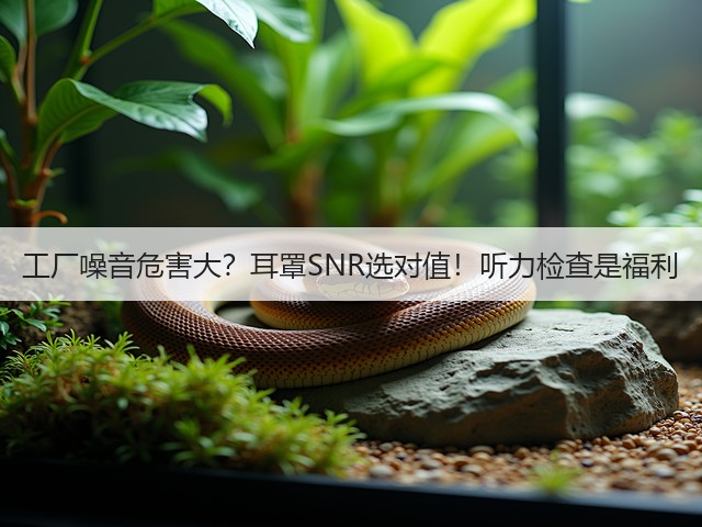 工厂噪音危害大？耳罩SNR选对值！听力检查是福利(图2)