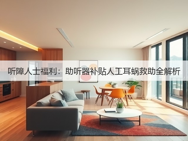 听障人士福利:助听器补贴人工耳蜗救助全解析(图1) 听障人士福利:助听器补贴人工耳蜗救助全解析(图1)