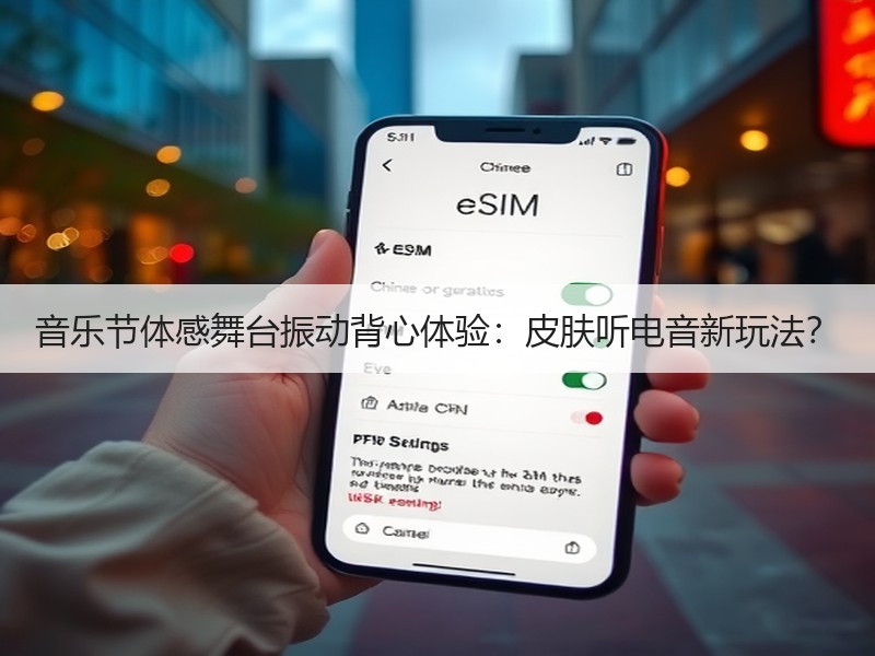音乐节体感舞台振动背心体验：皮肤听电音新玩法？