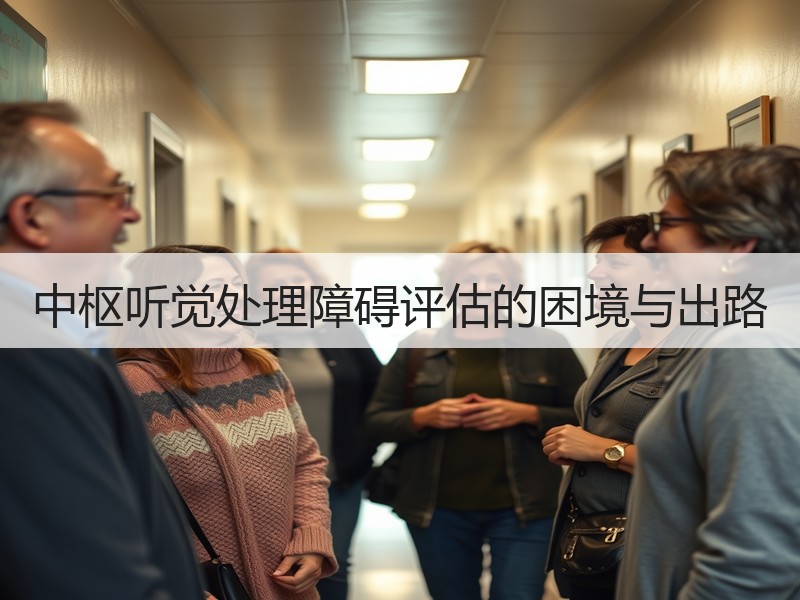 中枢听觉处理障碍评估的困境与出路