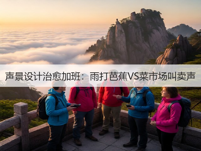 声景设计治愈加班:雨打芭蕉VS菜市场叫卖声(图1) 声景设计治愈加班:雨打芭蕉VS菜市场叫卖声(图1)