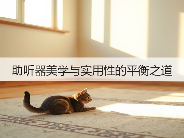 助听器美学与实用性的平衡之道(图1) 助听器美学与实用性的平衡之道(图1)