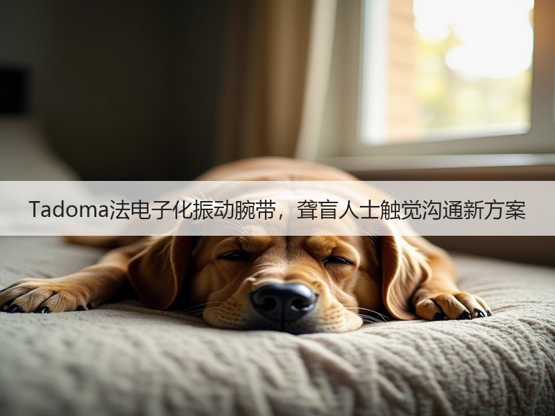 Tadoma法电子化振动腕带，聋盲人士触觉沟通新方案