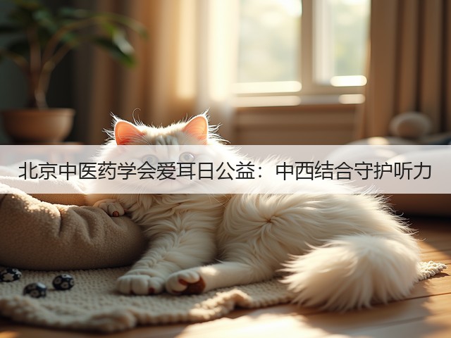 北京中医药学会爱耳日公益:中西结合守护听力(图2) 北京中医药学会爱耳日公益:中西结合守护听力(图2)