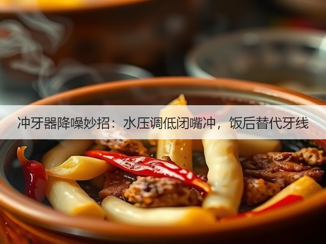 冲牙器降噪妙招:水压调低闭嘴冲,饭后替代牙线(图6) 冲牙器降噪妙招:水压调低闭嘴冲,饭后替代牙线(图6)