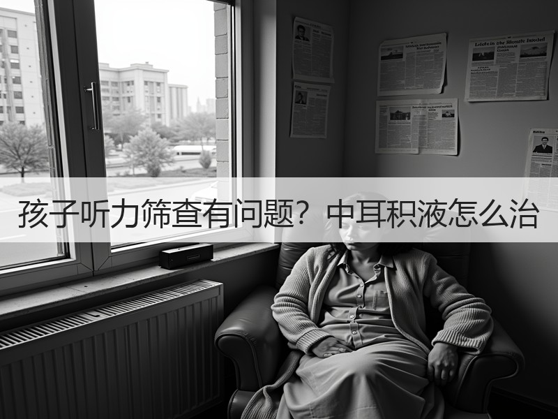 孩子听力筛查有问题？中耳积液怎么治
