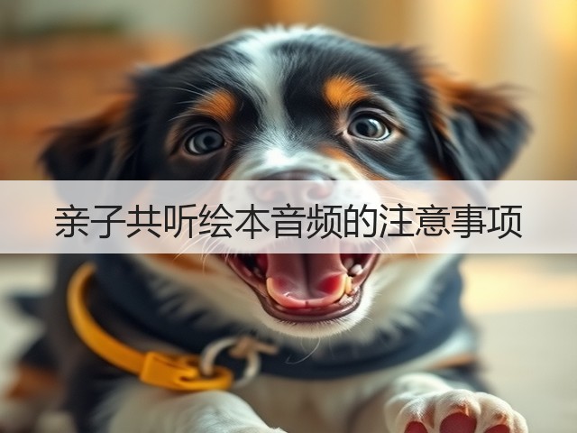 亲子共听绘本音频的注意事项(图1)