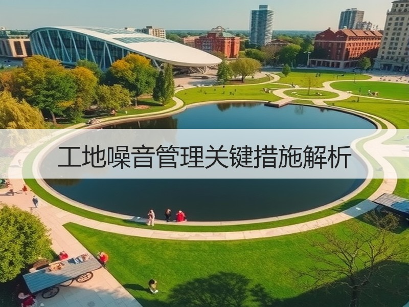 工地噪音管理关键措施解析
