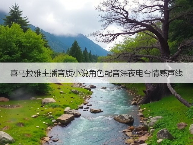 喜马拉雅主播音质小说角色配音深夜电台情感声线(图1) 喜马拉雅主播音质小说角色配音深夜电台情感声线(图1)