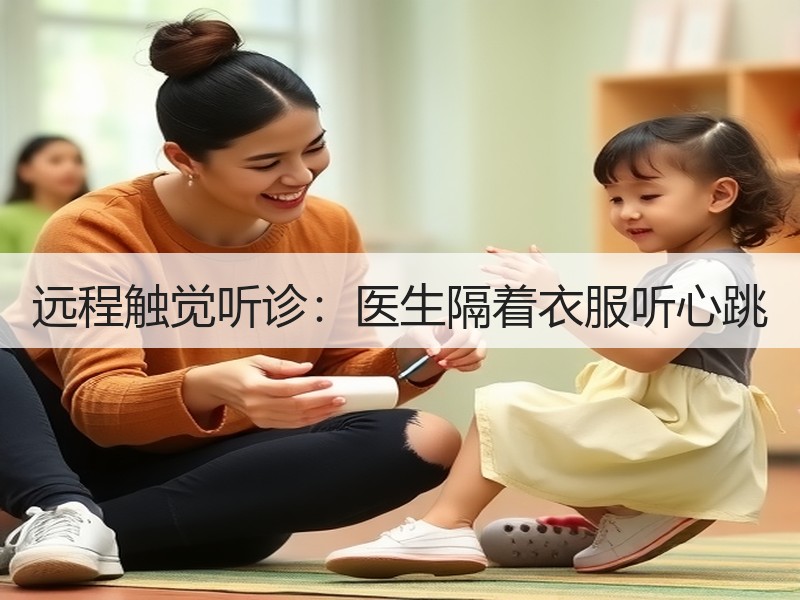 远程触觉听诊：医生隔着衣服听心跳