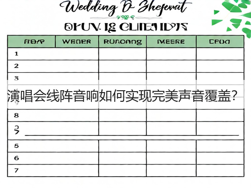 演唱会线阵音响如何实现完美声音覆盖？