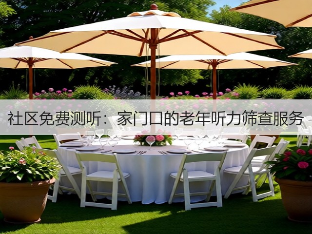 社区免费测听:家门口的老年听力筛查服务(图2) 社区免费测听:家门口的老年听力筛查服务(图2)