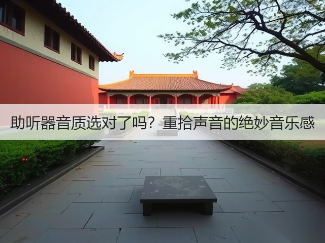 助听器音质选对了吗?重拾声音的绝妙音乐感(图3) 助听器音质选对了吗?重拾声音的绝妙音乐感(图3)