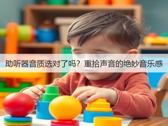 助听器音质选对了吗?重拾声音的绝妙音乐感(图1) 助听器音质选对了吗?重拾声音的绝妙音乐感(图1)