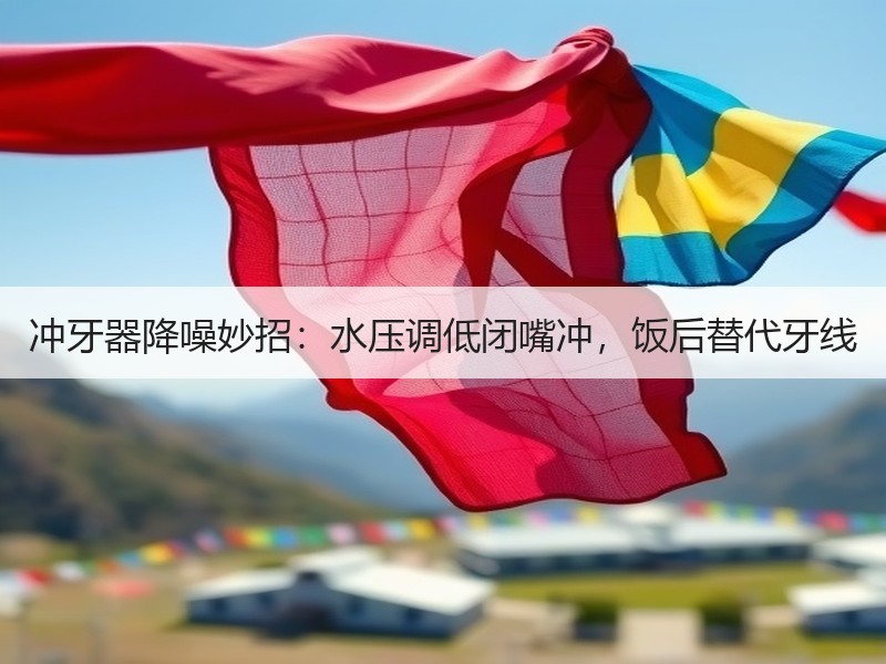 冲牙器降噪妙招：水压调低闭嘴冲，饭后替代牙线