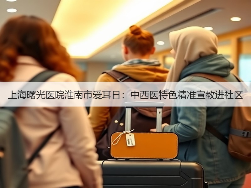 上海曙光医院淮南市爱耳日：中西医特色精准宣教进社区