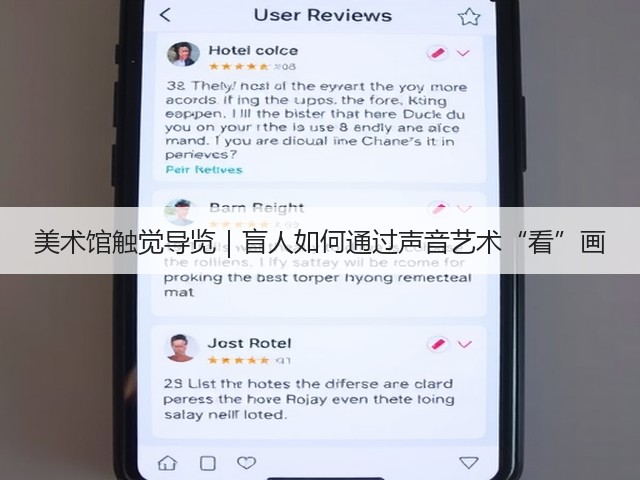 美术馆触觉导览|盲人如何通过声音艺术“看”画(图2) 美术馆触觉导览|盲人如何通过声音艺术“看”画(图2)