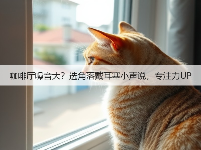 咖啡厅噪音大？选角落戴耳塞小声说，专注力UP