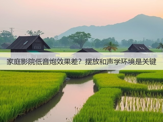 家庭影院低音炮效果差?摆放和声学环境是关键(图4) 家庭影院低音炮效果差?摆放和声学环境是关键(图4)