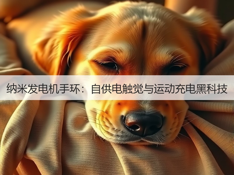 纳米发电机手环：自供电触觉与运动充电黑科技