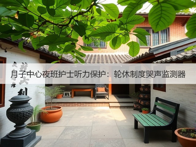 月子中心夜班护士听力保护:轮休制度哭声监测器(图1) 月子中心夜班护士听力保护:轮休制度哭声监测器(图1)
