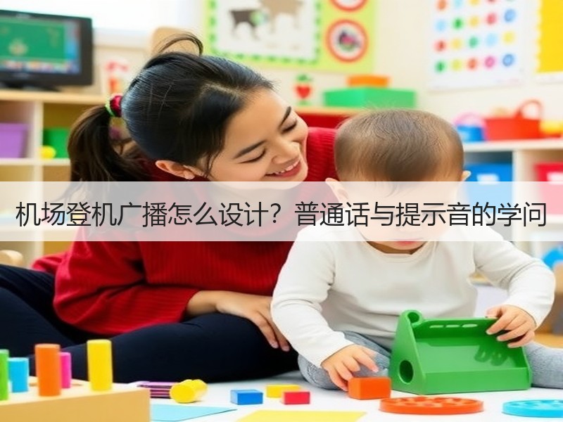 机场登机广播怎么设计？普通话与提示音的学问