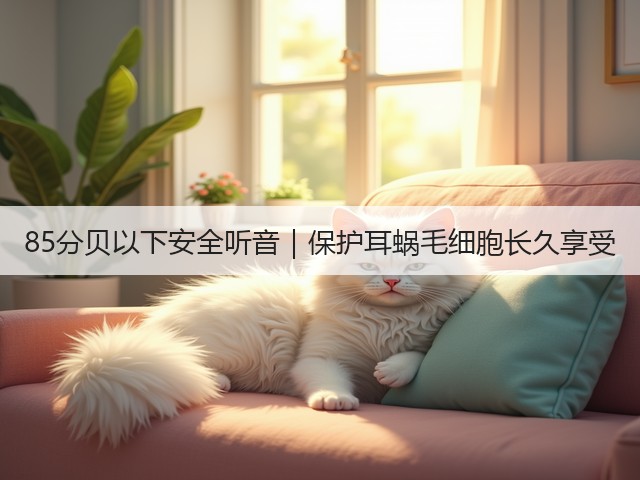 85分贝以下安全听音|保护耳蜗毛细胞长久享受(图1) 85分贝以下安全听音|保护耳蜗毛细胞长久享受(图1)