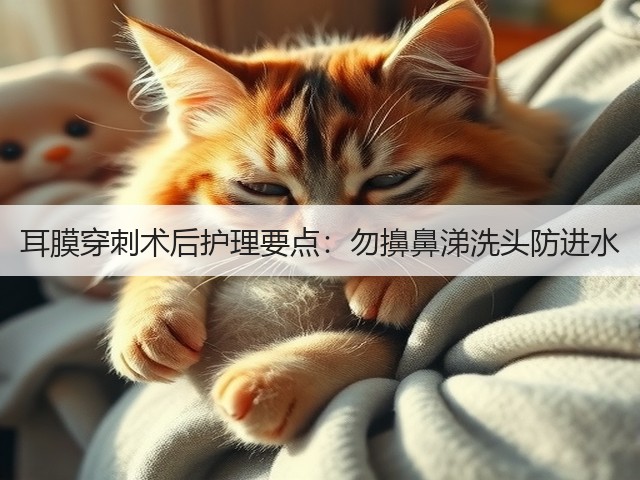 耳膜穿刺术后护理要点:勿擤鼻涕洗头防进水(图1) 耳膜穿刺术后护理要点:勿擤鼻涕洗头防进水(图1)