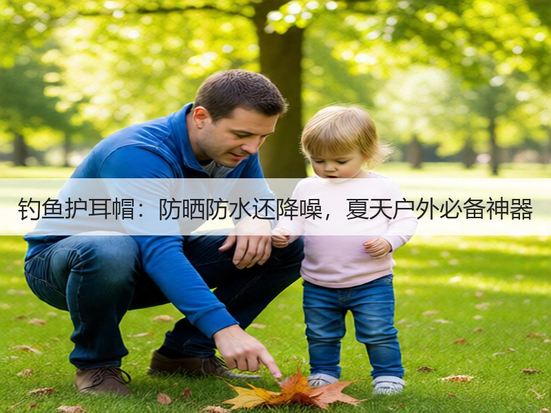 钓鱼护耳帽：防晒防水还降噪，夏天户外必备神器